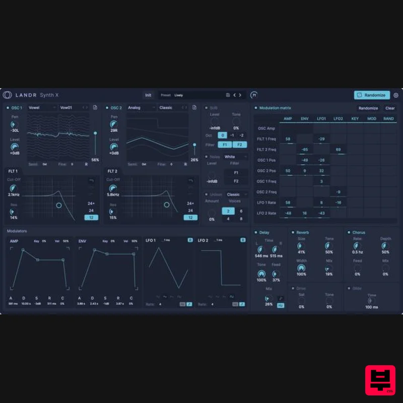 LANDR LANDR Synth X - Synth