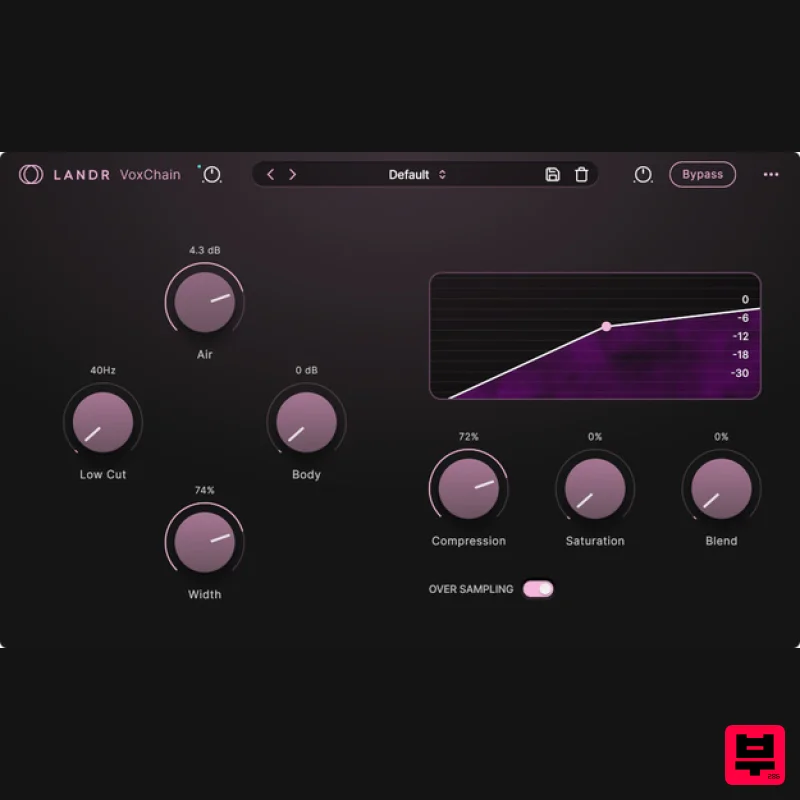 LANDR LANDR VoxChain - Vocal Processing
