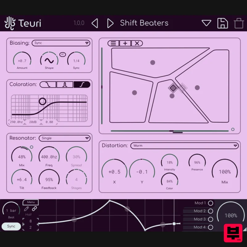 Lese Teuri - Distortion