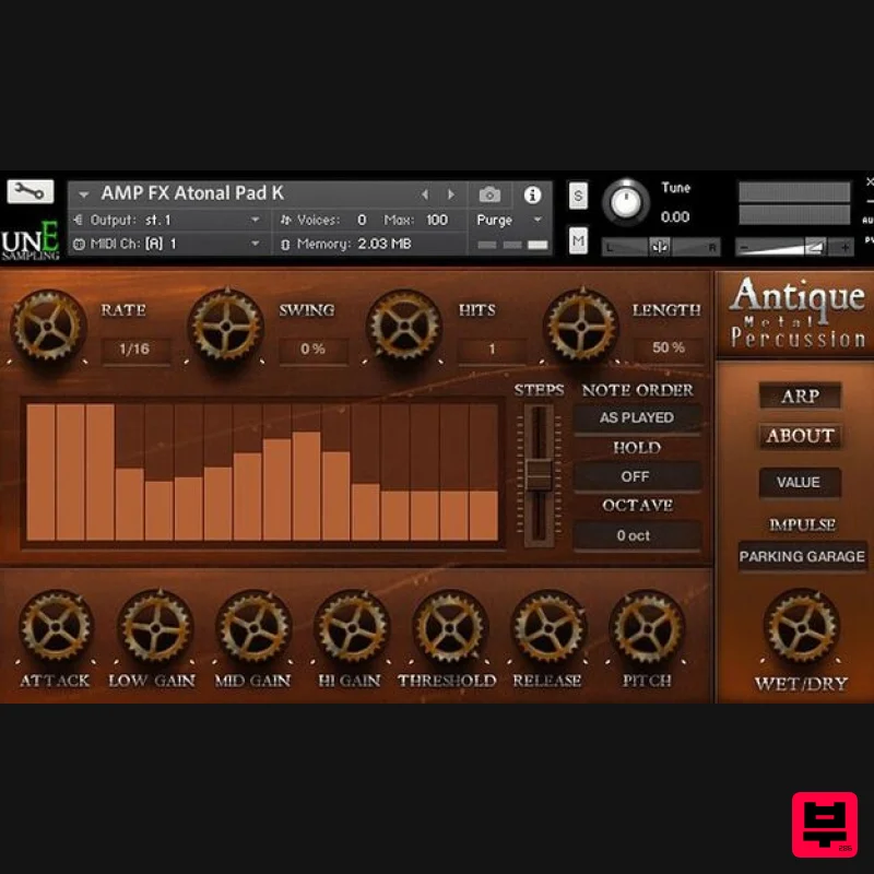 Loot Audio Antique Metal Percussion - Kontakt Instrument