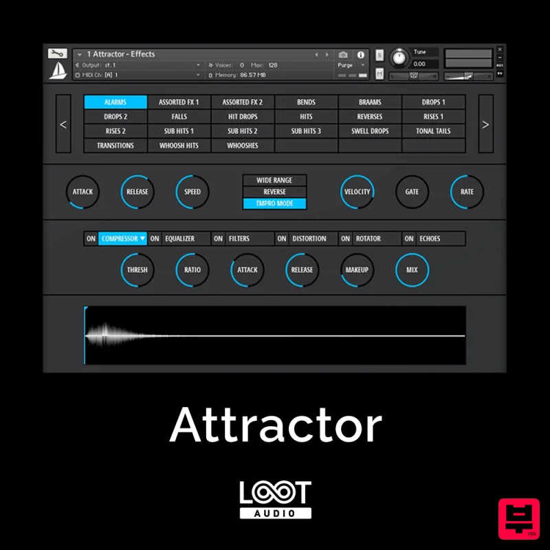 Loot Audio Attractor - Kontakt Instrument