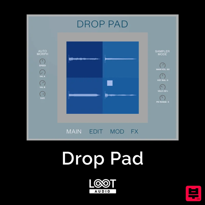 Loot Audio Drop Pad 2 - Kontakt Instrument