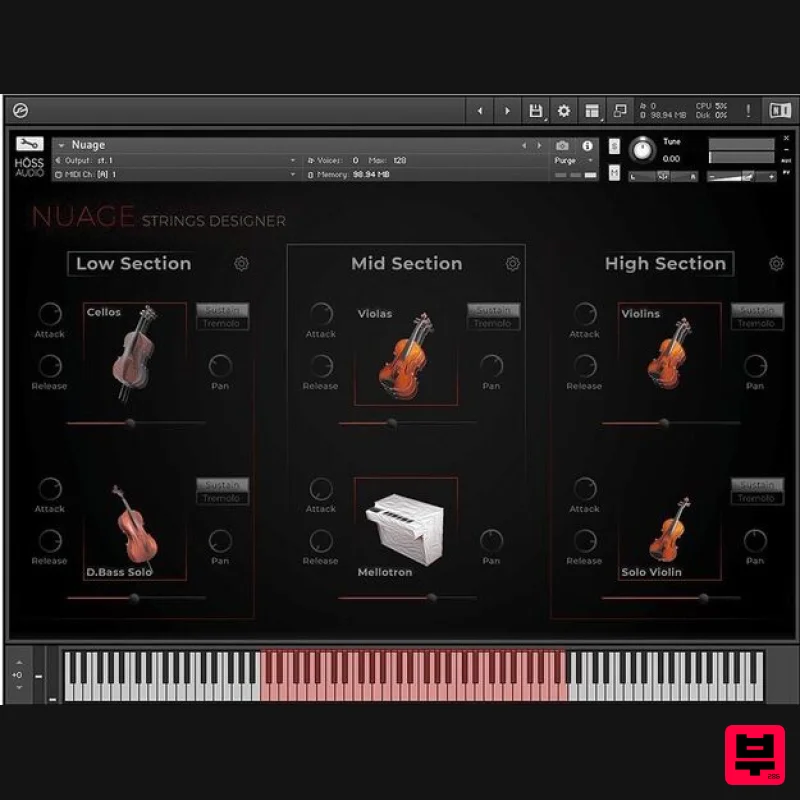 Loot Audio Nuage - Strings Designer - Kontakt Instrument