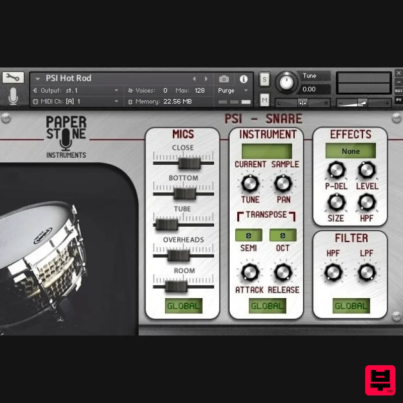 Loot Audio PSI Snare - Kontakt Instrument