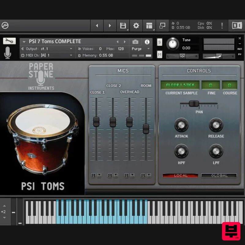 Loot Audio PSI Toms - Kontakt Instrument