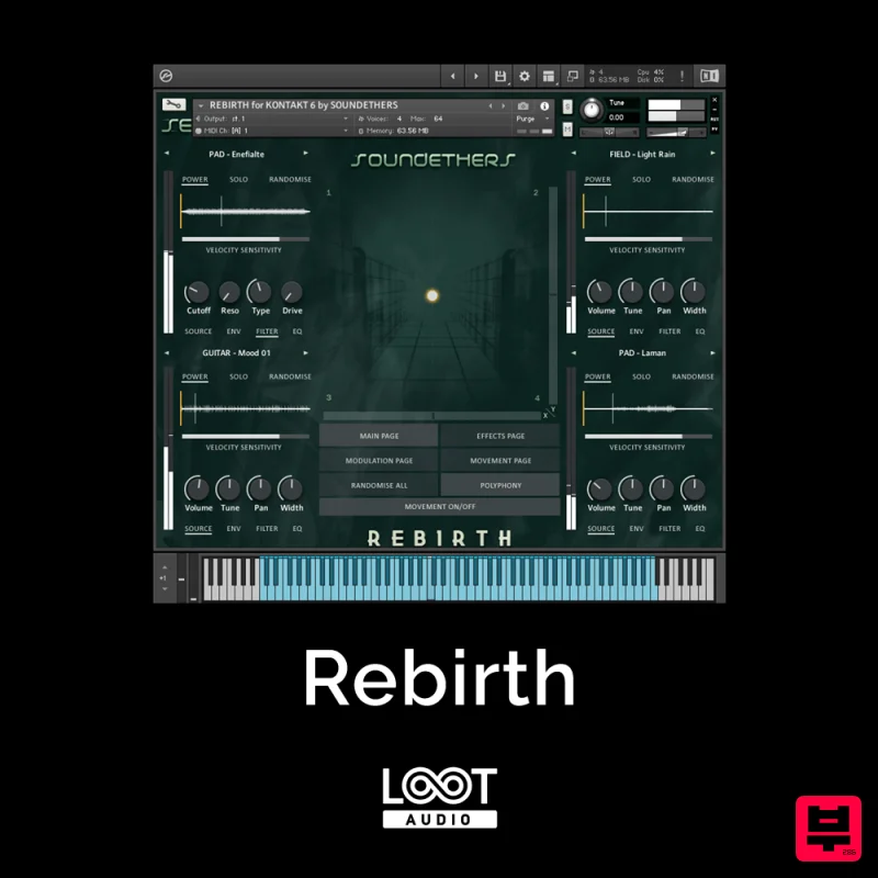 Loot Audio Rebirth - Kontakt Instrument