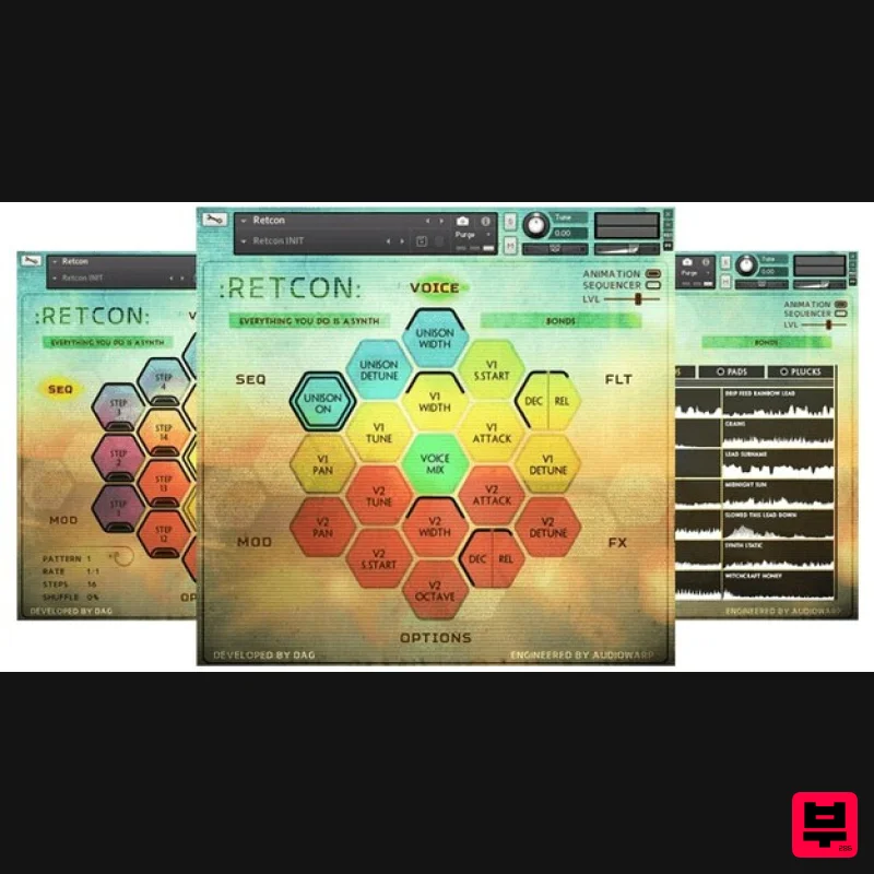 Loot Audio Retcon - Boards Of Canada Synthesis - Kontakt Instrument
