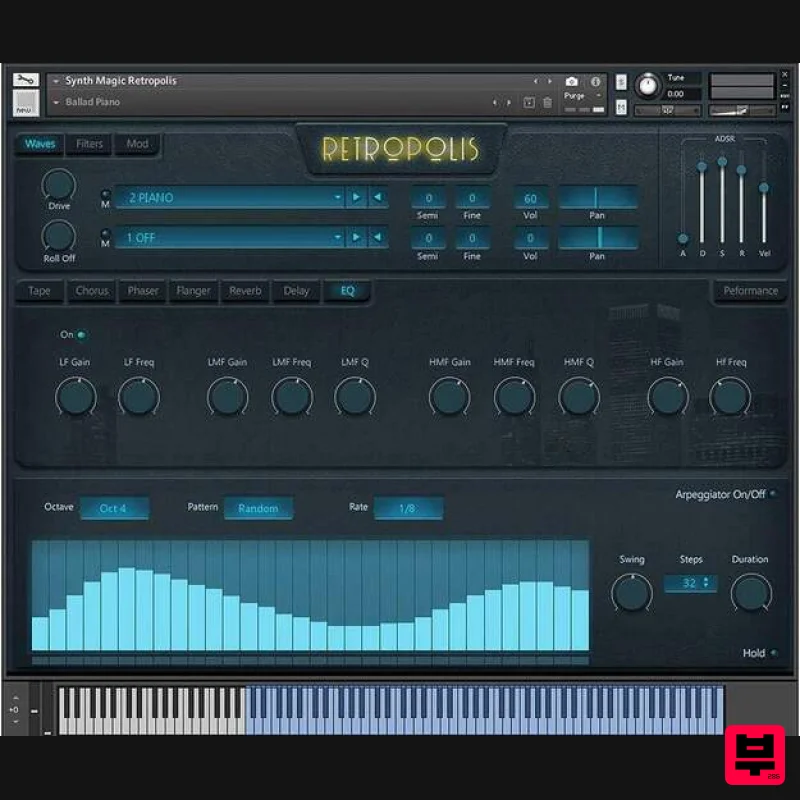 Loot Audio Retropolis - Kontakt Instrument