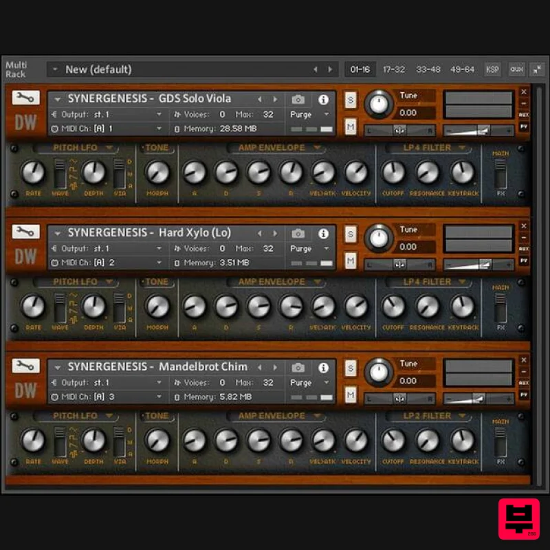 Loot Audio Synergenesis - Kontakt Instrument