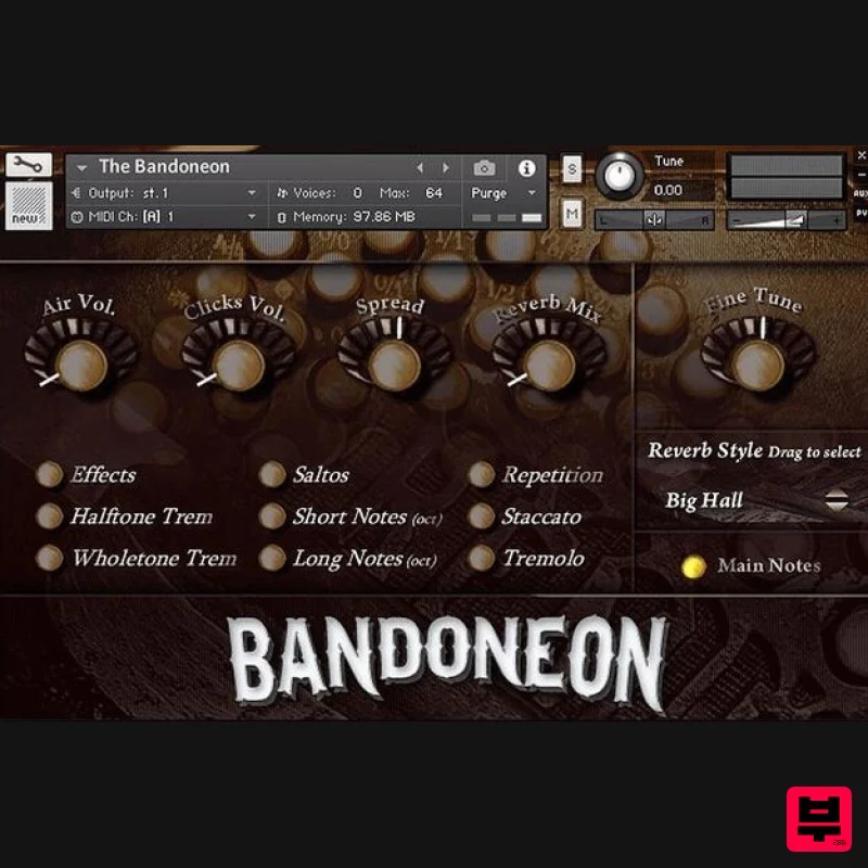 Loot Audio The Bandoneon - Kontakt Instrument