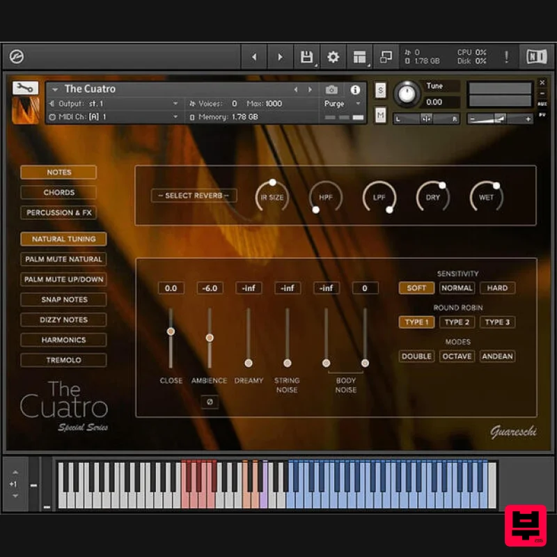 Loot Audio The Cuatro - Kontakt Instrument