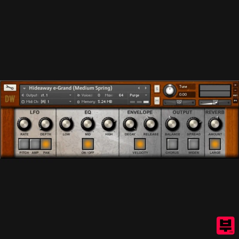 Loot Audio The Hideaway e-Grand - Kontakt Instrument