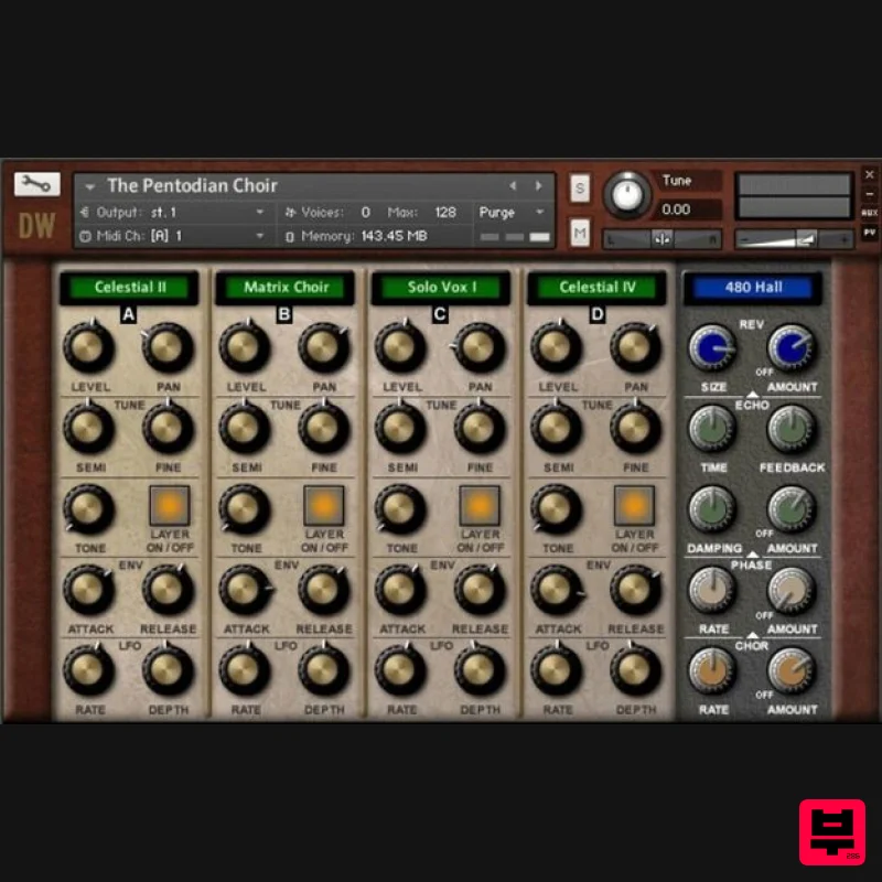 Loot Audio The Pentodian Resonator Choir - Kontakt Instrument