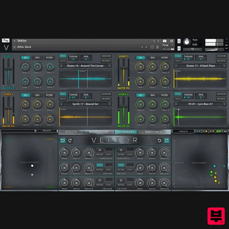Loot Audio Vektor - Kontakt Instrument