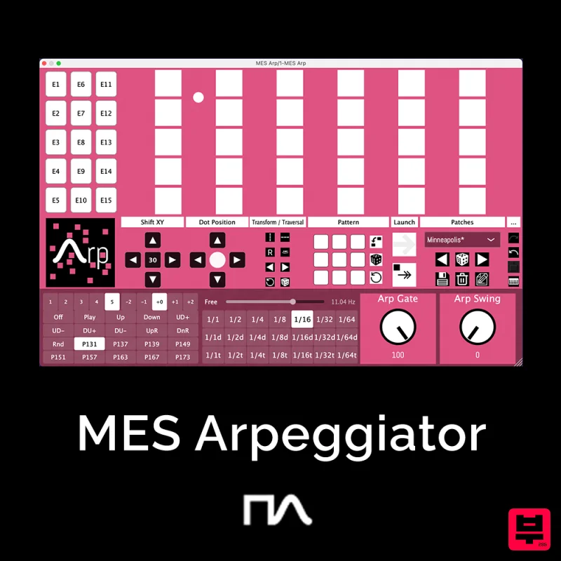Make Electronic Sound MES Arpeggiator – Advanced MIDI Pattern Generator Plugin for Modern Music Production - Arp