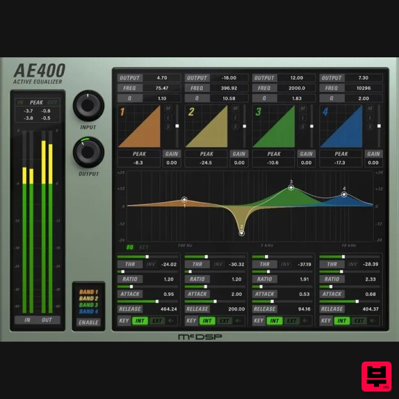 McDSP AE400 Active EQ HD v7 - EQ