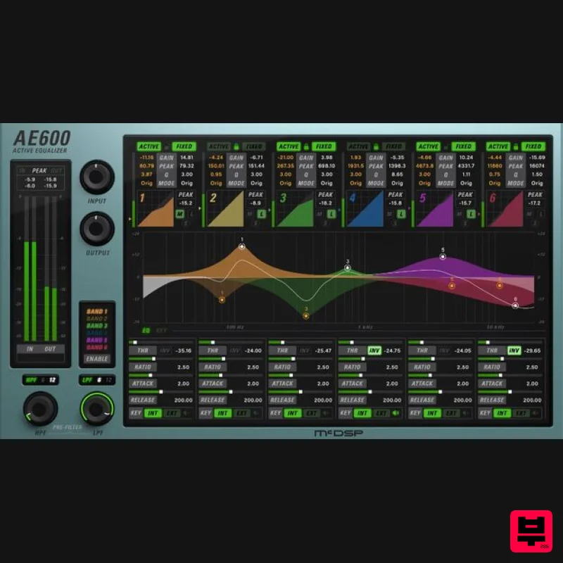McDSP AE600 Active EQ HD v7 - EQ