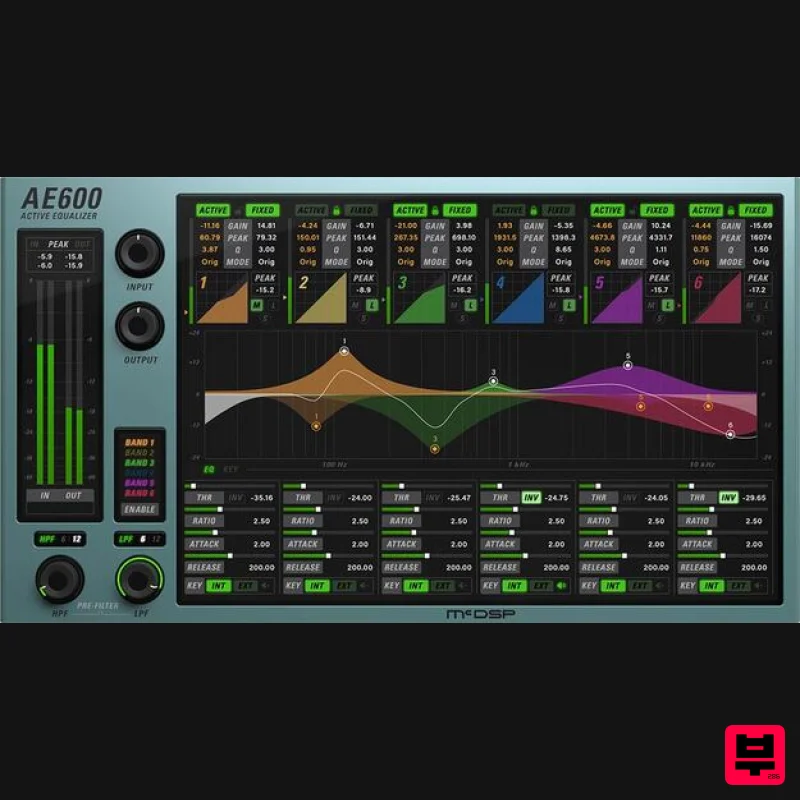 McDSP AE600 Active EQ Native v7 - EQ