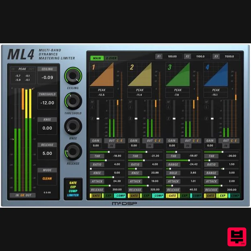 McDSP ML4000 Mastering Limiter Native v7 - Dynamics Processor