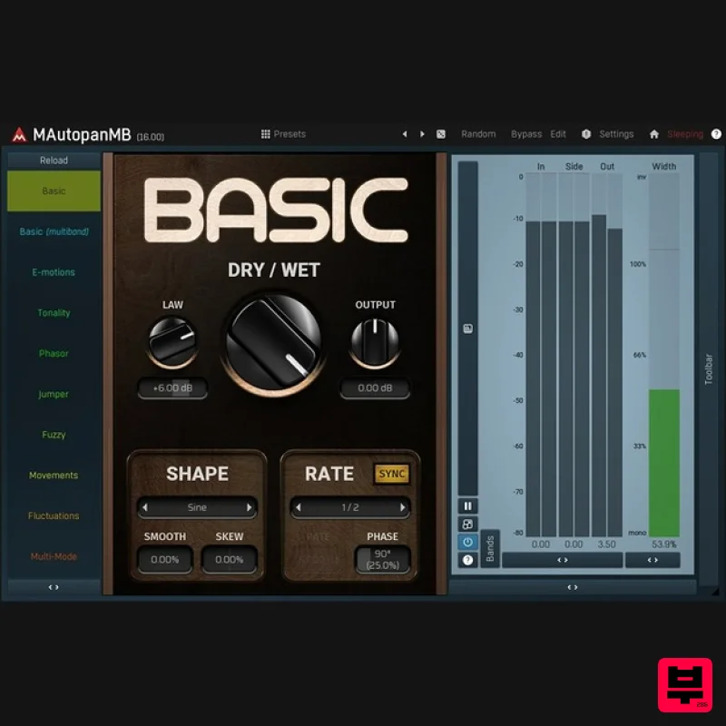 MeldaProduction MAutopanMB - Stereo Width