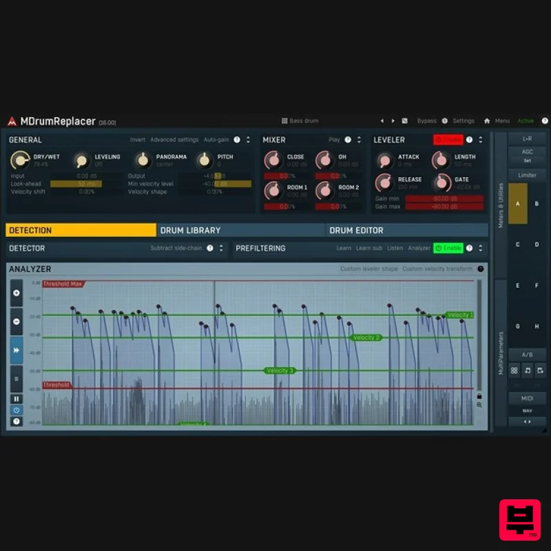 MeldaProduction MDrumReplacer - Drum Tools