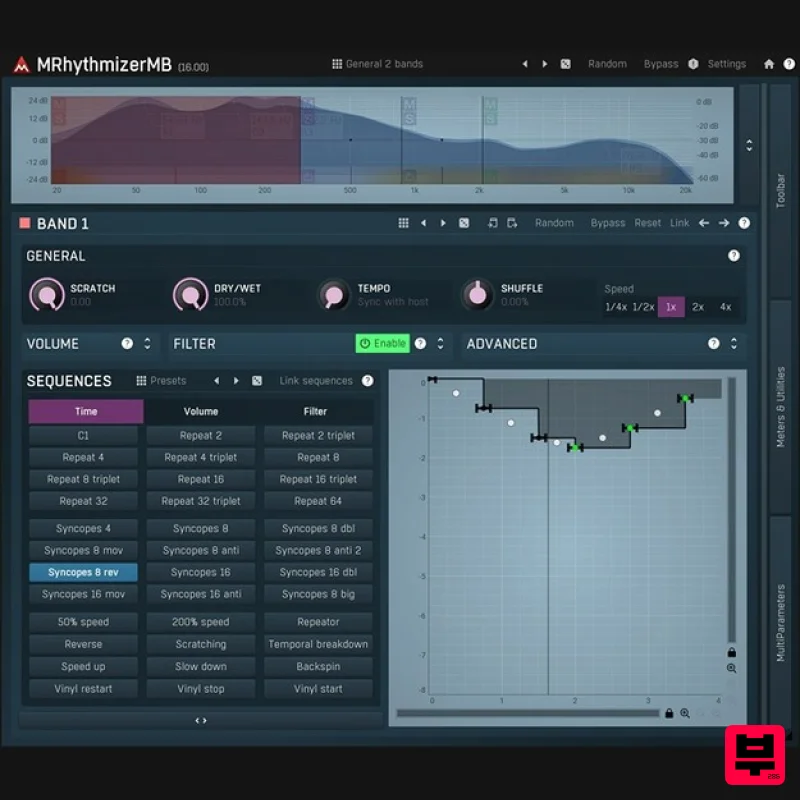 MeldaProduction MRhythmizerMB - Multi Effect