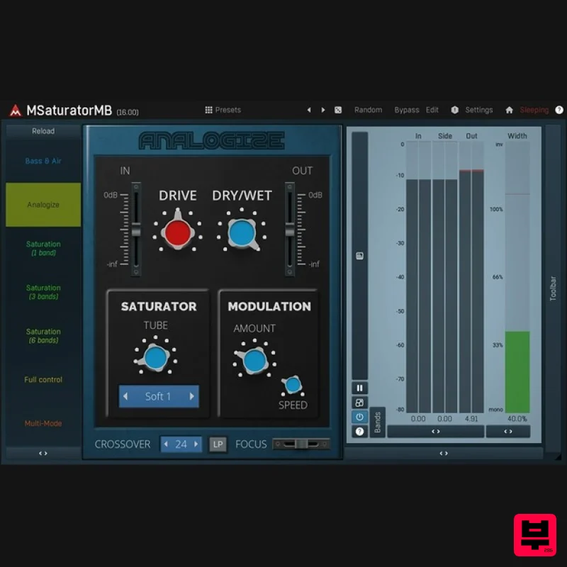 MeldaProduction MSaturatorMB - Saturation