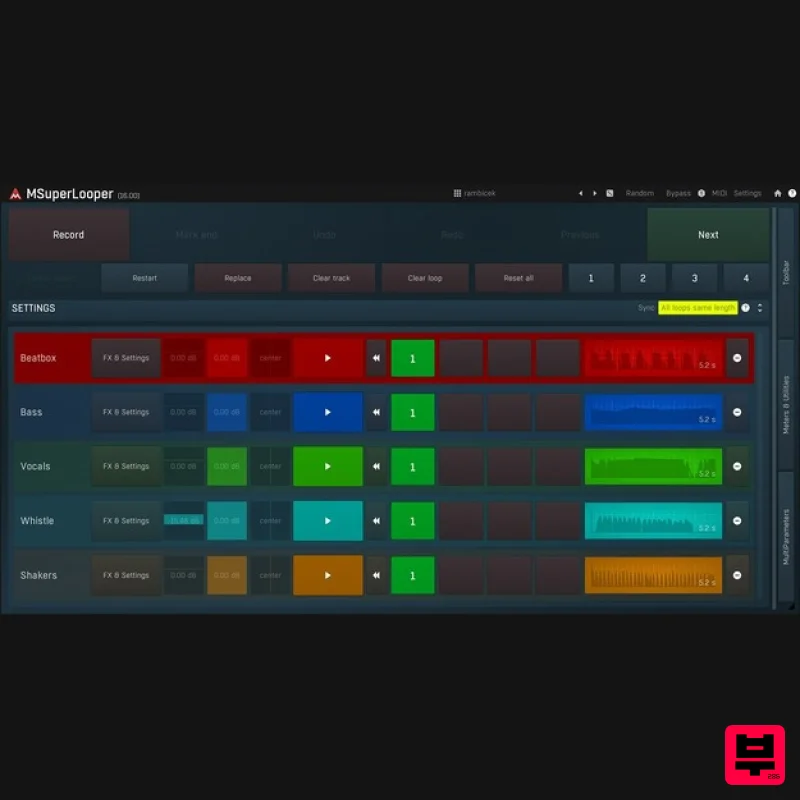 MeldaProduction MSuperLooper - Multi Effect