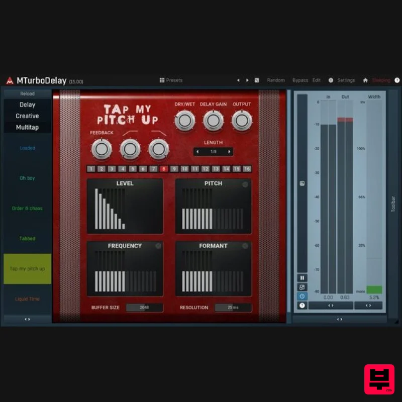 MeldaProduction MTurboDelay - Delay