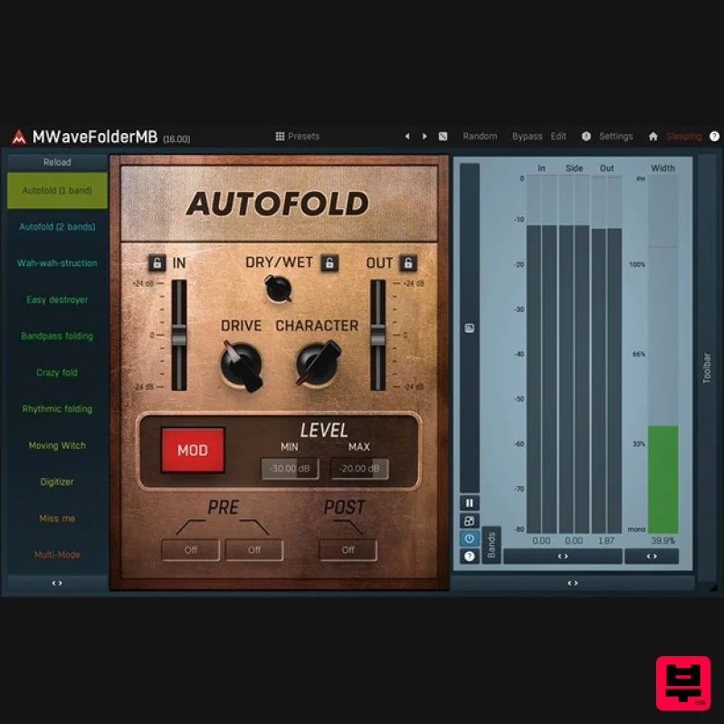 MeldaProduction MWaveFolderMB - Distortion