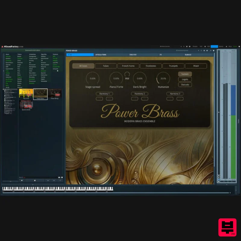 MeldaProduction PowerBrass - Virtual Instruments