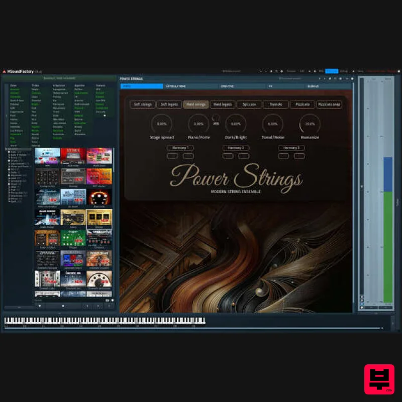 MeldaProduction PowerStrings - Virtual Instruments
