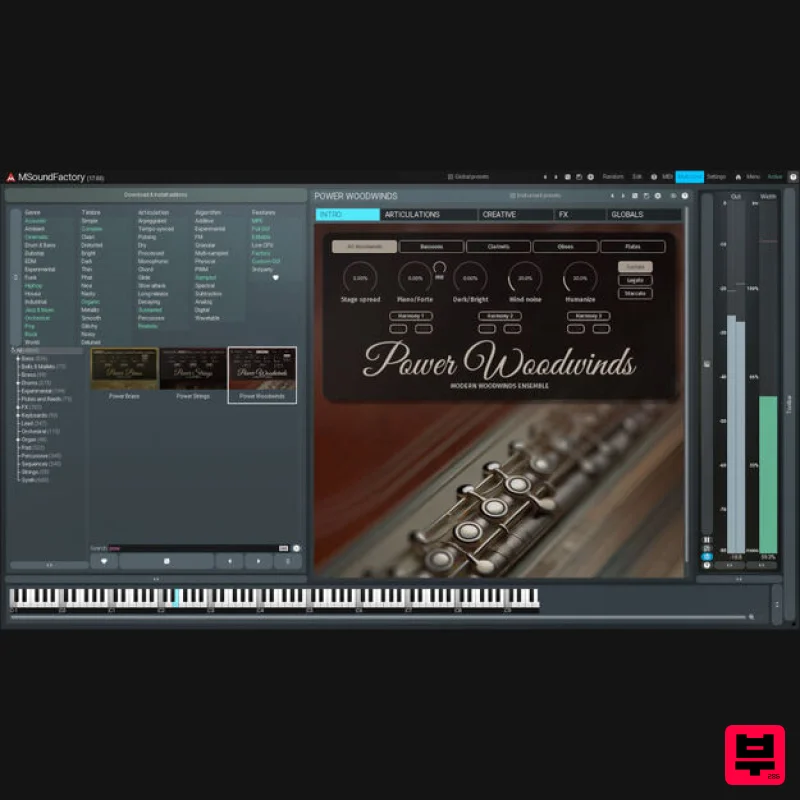 MeldaProduction PowerWoodwinds - Virtual Instruments