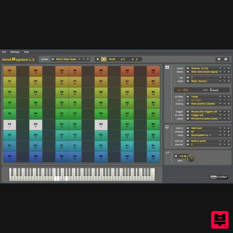 Mucoder Tonespace - Utility