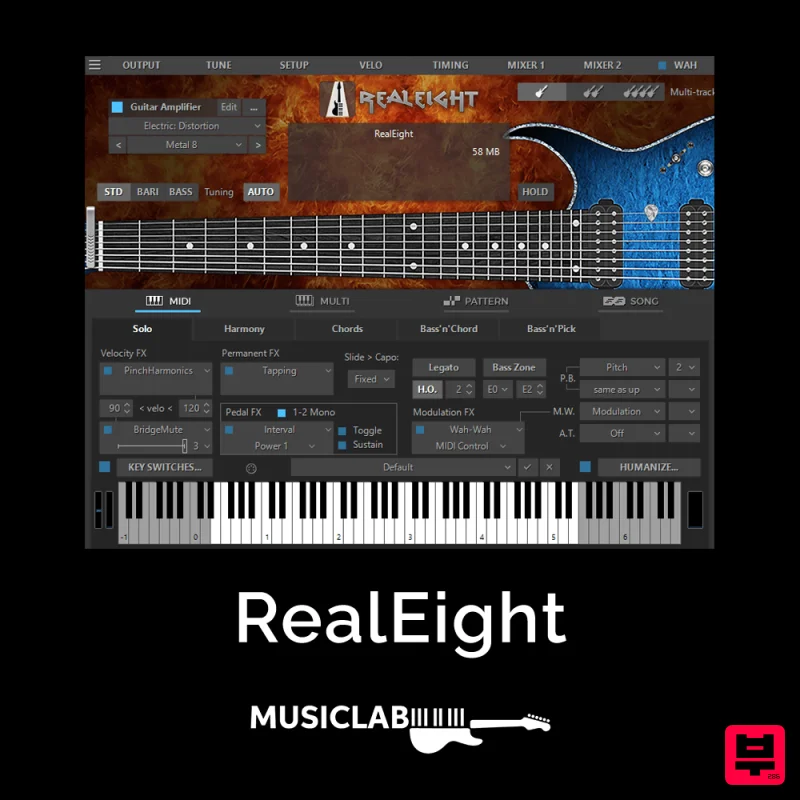 Musiclab RealEight 6 - Guitar