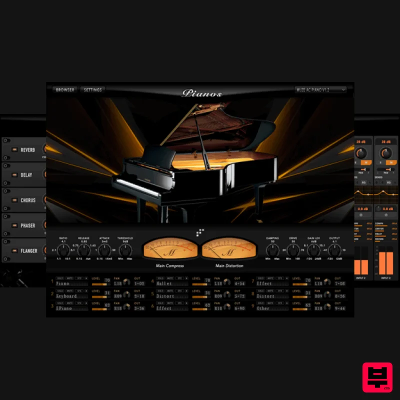 Muze Acoustic Pianos - Kontakt Instrument