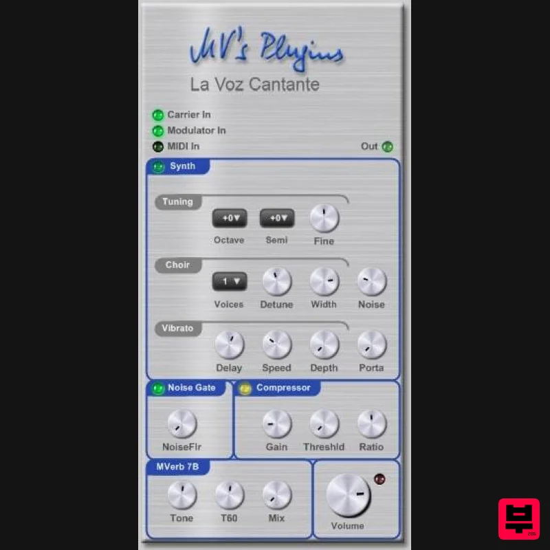 MV's Plugins La Voz Cantante - Vocoder