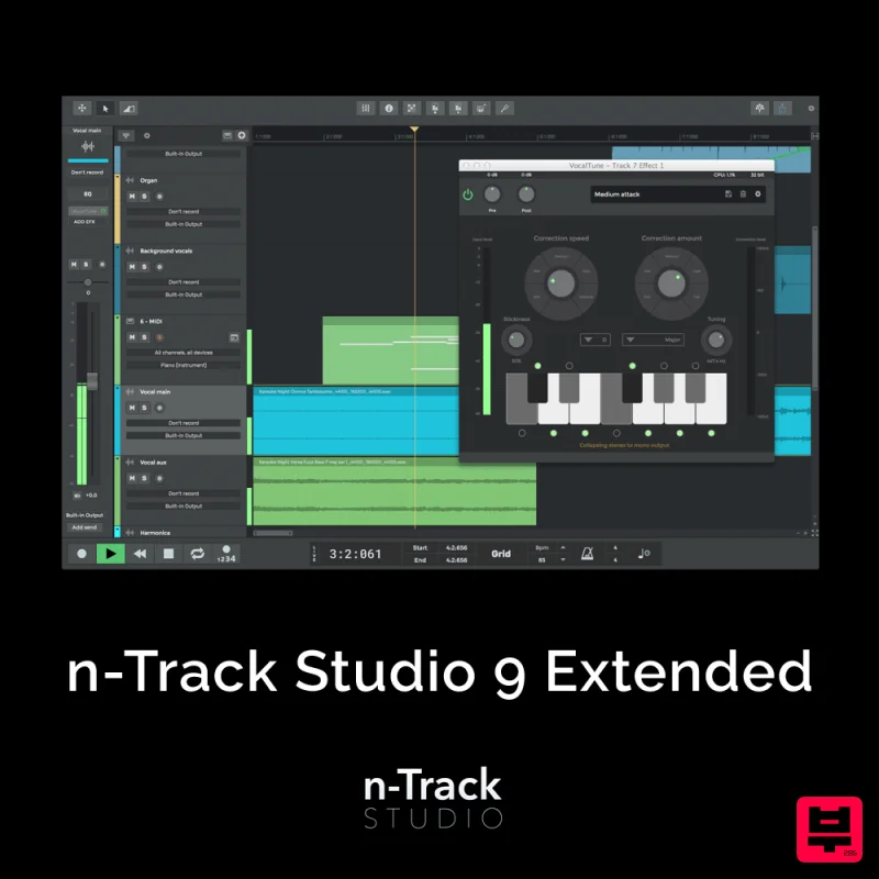 n-Track n-Track Studio 9 Extended - Beat Making Software