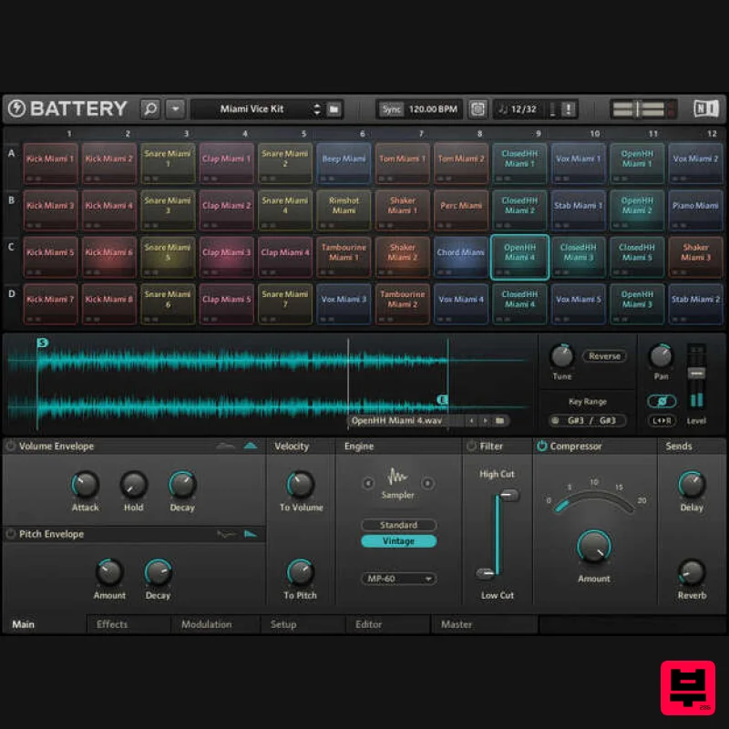 Native Instruments Battery 4 - Professional Music Instrument Photo