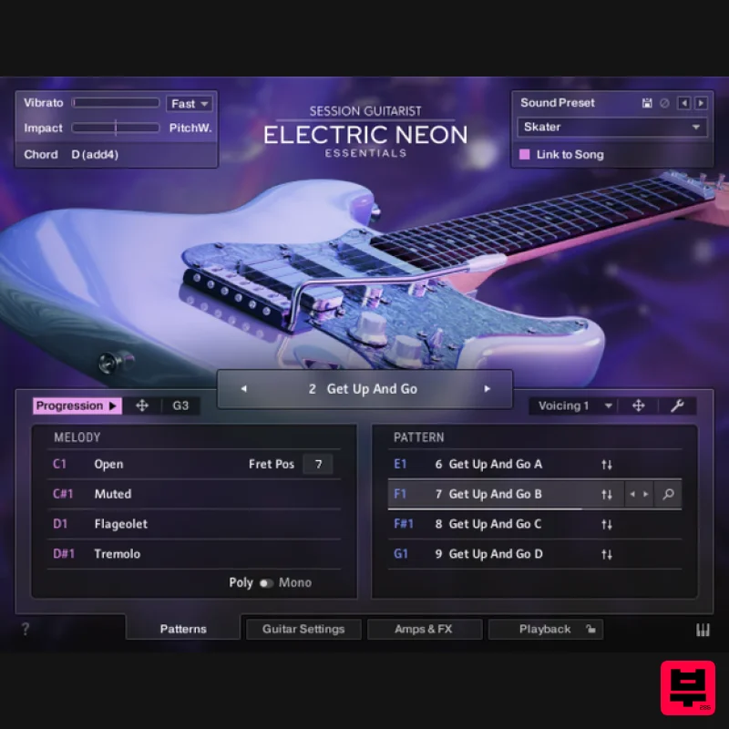 Native Instruments Session Guitarist - Electric Neon Essentials - Professional Music Instrument Photo