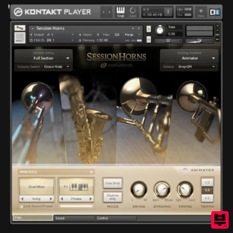 Native Instruments Session Horns - Kontakt Instrument