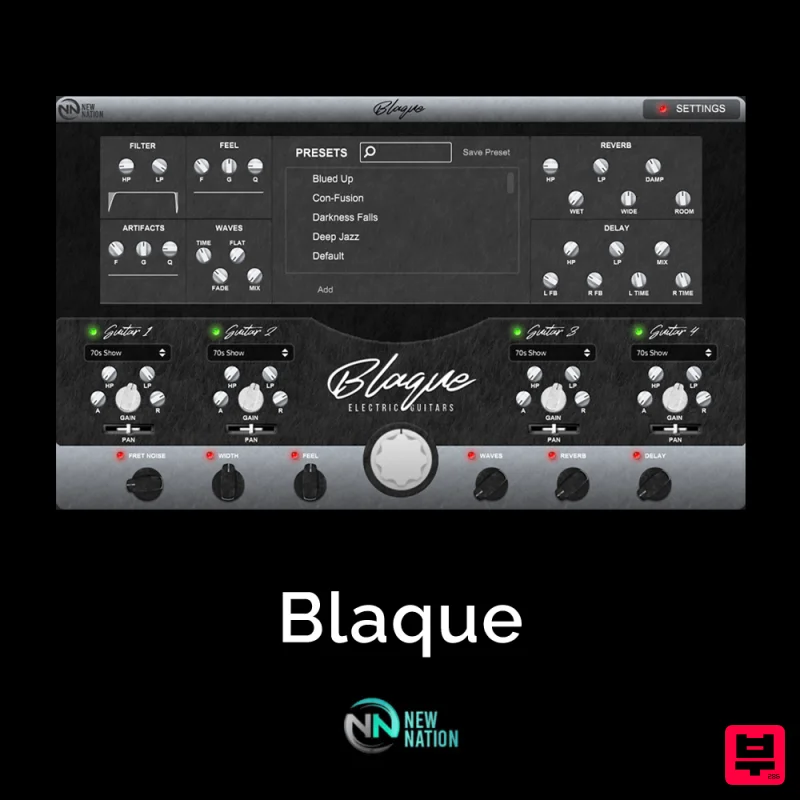 New Nation Software Blaque - Guitar