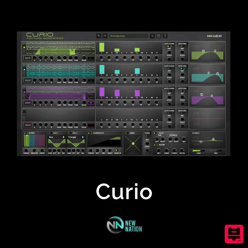 New Nation Software Curio - Risers