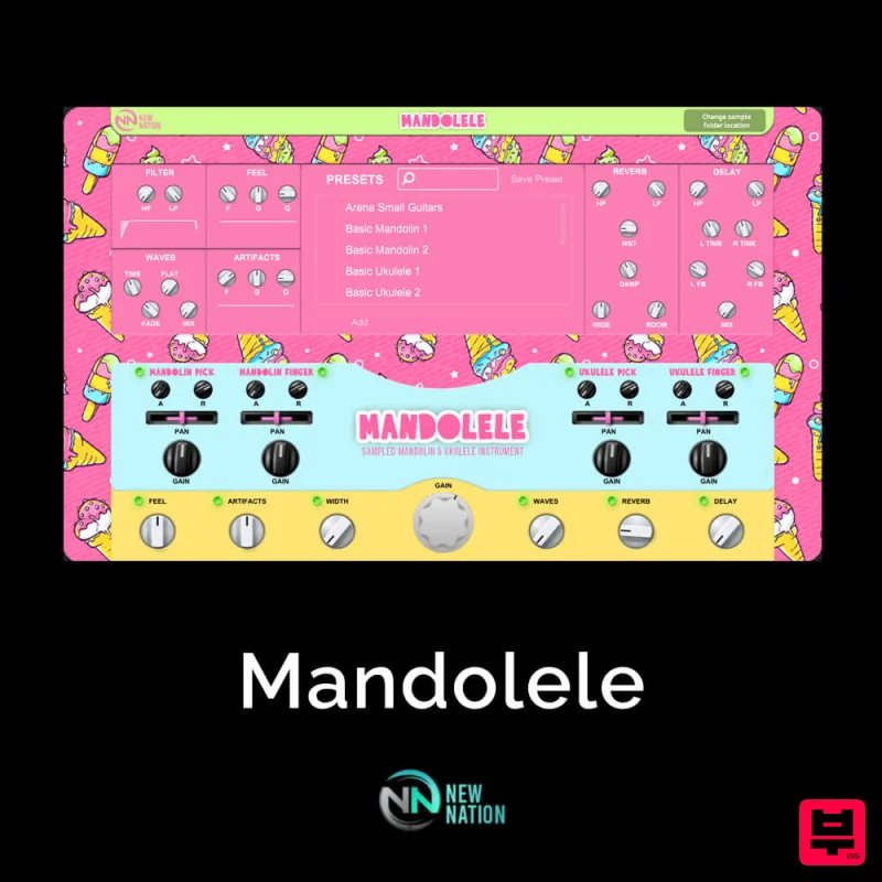 New Nation Software Mandolele - Guitar