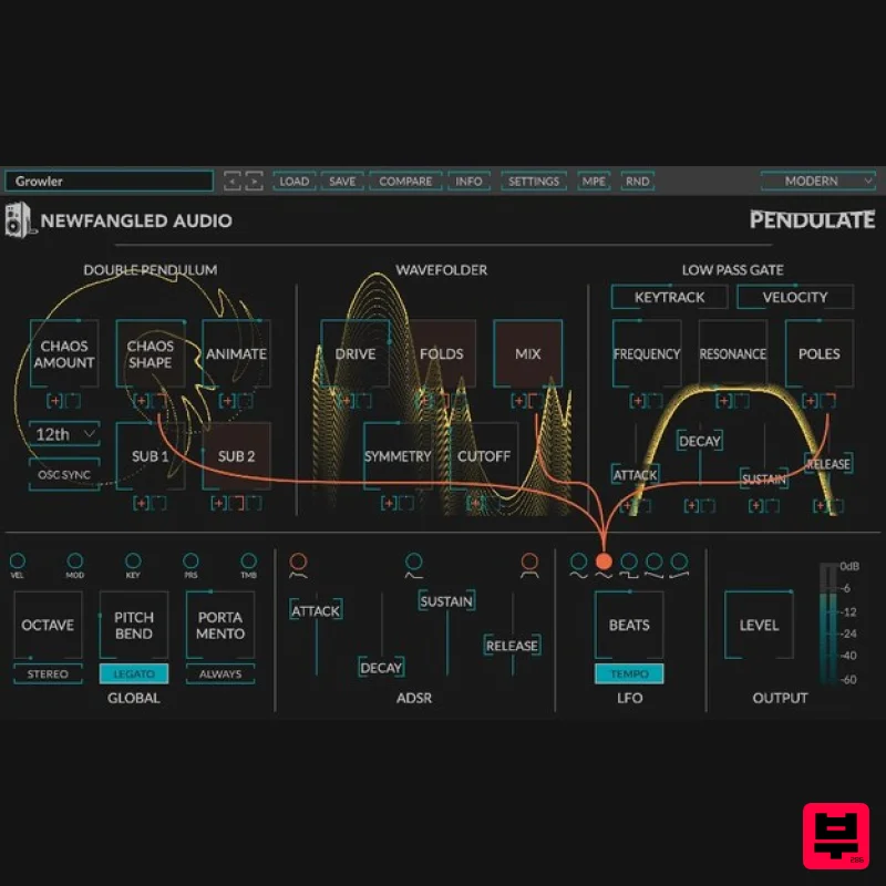 Newfangled Audio Pendulate - Synth