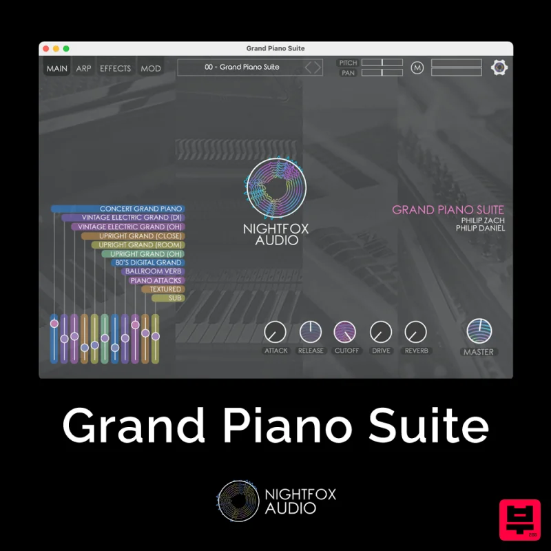 Nightfox Audio Grand Piano Suite - Piano Instrument