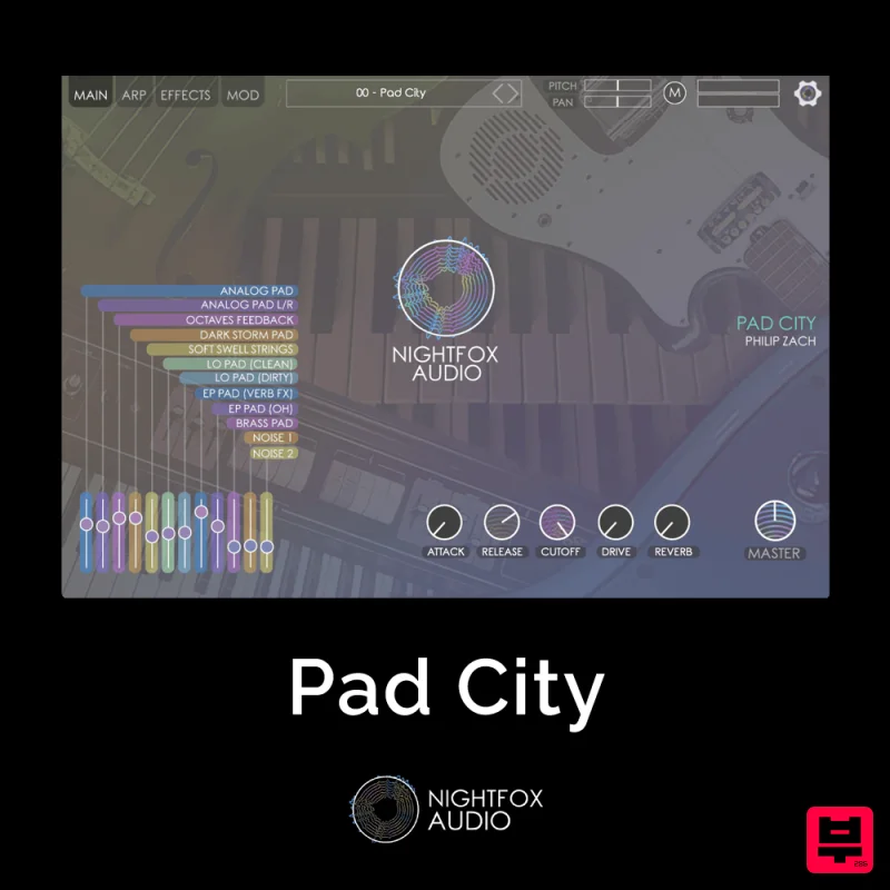 Nightfox Audio Pad City - Pads