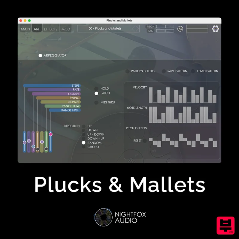 Nightfox Audio Plucks & Mallets - Rompler