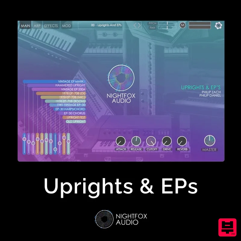 Nightfox Audio Uprights & EPs - Rompler