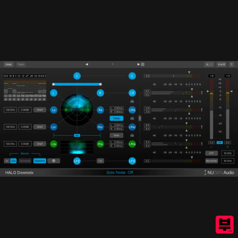 NUGEN Audio Halo Downmix 3D Immersive Extension - Surround Tools